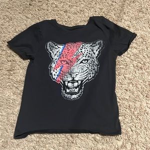 Prince Peter womens lightning bolt tiger tee